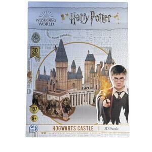 New Harry Potter 3D Puzzle The Wizarding World Hogwarts Castle 197pc Building